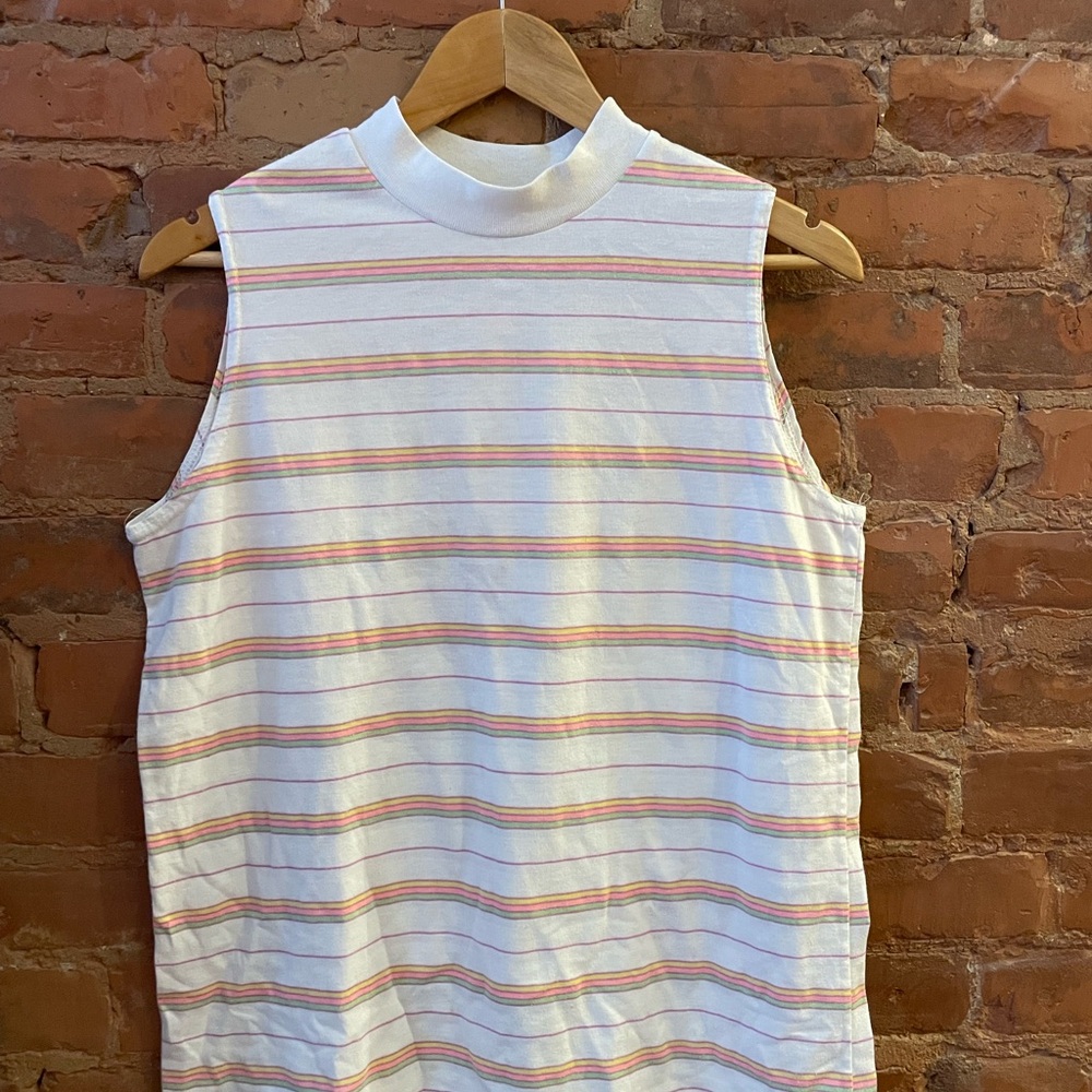 Vintage 80s Striped Sleeveless top